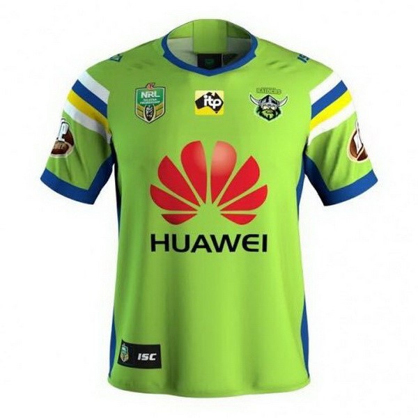 Camiseta Canberra Raiders 1ª 2018 Verde